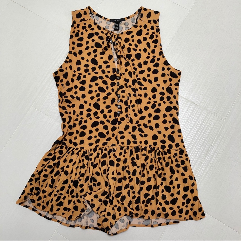 Leopard romper